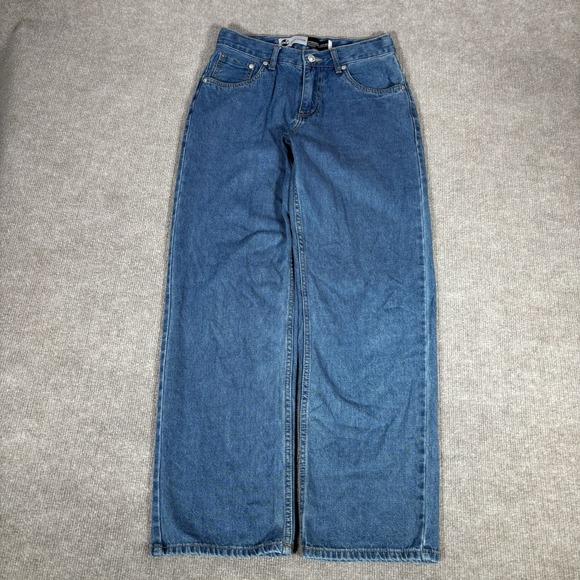 Levis Silvertab Jeans Youth Boys 16 28x28 Stay Loose Straight Blue Denim Baggy - Picture 1 of 11